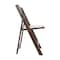 Flash Furniture HERCULES Commercial Dark Brown Indoor/Outdoor Lightweight Wood Look Resin Folding Event Chair, 2PK 2-L-1-WG-RESIN-DKBRN-GG - alternate 3